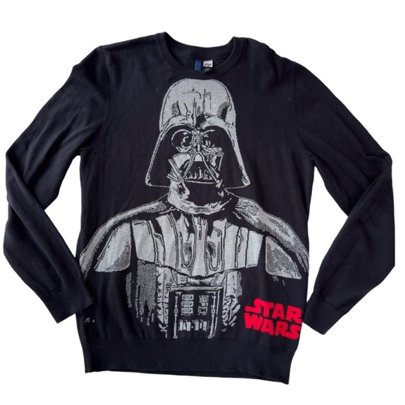 Star Wars Darth Vader Sweater Unisex Sz Medium‎ - Picture 1 of 5